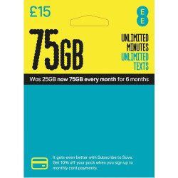 EE £15 Pay As You Go - Free