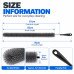 3pcs Radiator Cleaner Brush 78cm Flexible Long Duster Dust Remover Bristle Brush