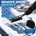 2pcs Car Snow Brush Ice Scraper Long Handle Windshield Frost Removal Tool