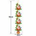 3pcs Christmas Glitter Santa Tree Hanging Decoration Wall Door Banner Xmas Ornament