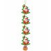 3pcs Christmas Glitter Santa Tree Hanging Decoration Wall Door Banner Xmas Ornament