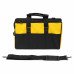 17" Tool Bag Double Layer Heavy Duty Storage Holdall Carry Case Yellow Black