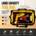 17" Tool Bag Double Layer Heavy Duty Storage Holdall Carry Case Yellow Black
