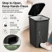 50L Slim Pedal Bin Waste Rubbish Bin with Lid for Kitchen Office 