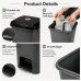 50L Slim Pedal Bin Waste Rubbish Bin with Lid for Kitchen Office 