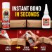 Mitre Fix Adhesive Activator Kit, Instant Fast Bond Glue for Wood MDF Plastic Rubber DIY Crafts and Home Repairs