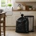 20pcs Heavy Duty Bin Bags 100L Plastic Leak Proof Black Refuse Rubbish Sacks