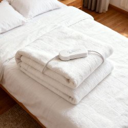 Heated Underblanket Single Electric Under Blanket 3 Heat Levels Electric Throw
