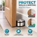 Heavy Duty Stainless Steel Door Stopper Non-Slip Floor Door Stop 1kg 11cm Round