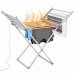 Electric Heated Clothes Airer 230W Folding Laundry Drying Rack Aluminium Rail