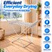 Electric Heated Clothes Airer 230W Folding Laundry Drying Rack Aluminium Rail