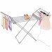 Electric Heated Clothes Airer 230W Folding Laundry Drying Rack Aluminium Rail