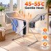 Electric Heated Clothes Airer 230W Folding Laundry Drying Rack Aluminium Rail