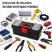 13 Inch Organiser Toolbox Storage Box with Compartments Workshop DIY Tool Case