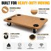 Heavy Duty Dolly Trolley 200KG Platform Moving Trolley Wooden Board 4 Wheels