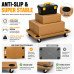 Heavy Duty Dolly Trolley 200KG Platform Moving Trolley Wooden Board 4 Wheels
