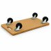 Heavy Duty Dolly Trolley 200KG Platform Moving Trolley Wooden Board 4 Wheels