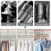 10Pack Clothes Hangers 9 Holes Wardrobe Organiser 360 Rotation Space Saving for Dorm Apratment