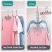 10Pack Clothes Hangers 9 Holes Wardrobe Organiser 360 Rotation Space Saving for Dorm Apratment
