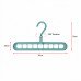 10Pack Clothes Hangers 9 Holes Wardrobe Organiser 360 Rotation Space Saving for Dorm Apratment