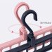 10Pack Clothes Hangers 9 Holes Wardrobe Organiser 360 Rotation Space Saving for Dorm Apratment