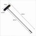 Long Handle Floor Scrub Brush with Squeegee Hair Cleaning Comb Stiff Bristle Brush Useful Cleaning Tool