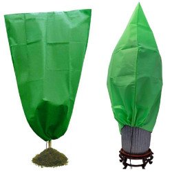 Heavy Duty Frost Protection Fleece Plant Covers Jacket Bush Tree 80x100cm - 30gsm
