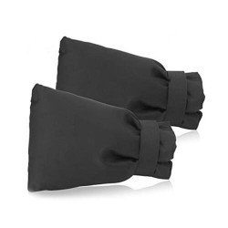 2 pcs Outside Tap Cover Winter Frost Proof Jacket Garden Tap Thermal Protector - Black 2 pcs Outside Tap Cover Winter Frost Proof Jacket Garden Tap Thermal Protector - Black