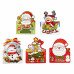 30pcs Christmas Cards 5 Designs 3D Fold-Out Xmas Greeting Cards Kids Party