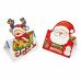 30pcs Christmas Cards 5 Designs 3D Fold-Out Xmas Greeting Cards Kids Party