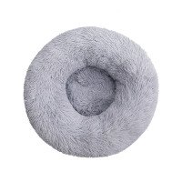 Detachable and Washable Comfy Donut Extra Large Dog Cat Beds Warm Bed Pet Round Plush Puppy Beds - 80cm Light Grey Detachable and Washable Comfy Donut Extra Large Dog Cat Beds Warm Bed Pet Round Plush Puppy Beds - 80cm Light Grey